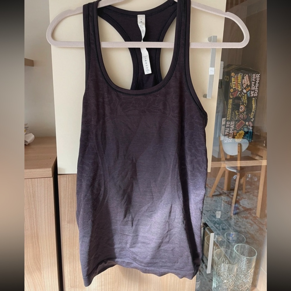 Lululemon Dark Purple Running Tank Top!